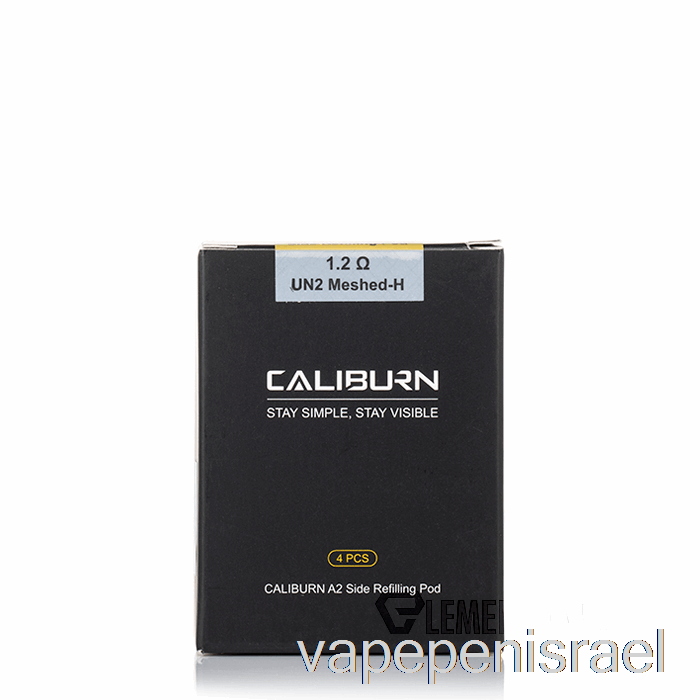 Vape ישראל חד פעמי Uwell Caliburn A2 תרמילים חלופיים 1.2ohm A2s Pods